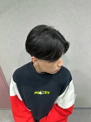 ミディアム ヘアアレンジ メンズ ブリーチパーマ職人 Coshoのヘアスタイル