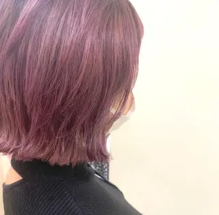 ショート カラー ボブ/美髪矯正 /佐藤　奈巳のヘアスタイル
