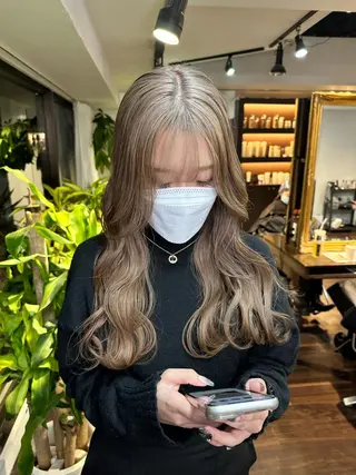 ロング カラー ワンホンヘア ケラチン/Kaitoのヘアスタイル