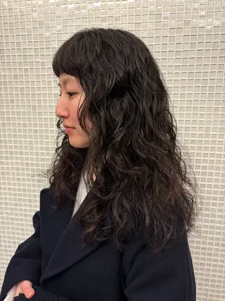 ロング パーマ Toiro 横浜所属・🎀レイヤー/パーマ カラー/ai🎀のヘアスタイル