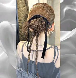 ロング 島崎 穂乃香のヘアスタイル