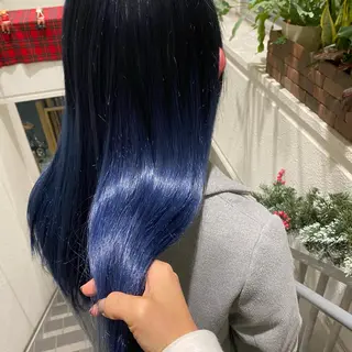 ロング カラー 韓国風・ブリーチなし ・あり後藤　一斗店長のヘアスタイル