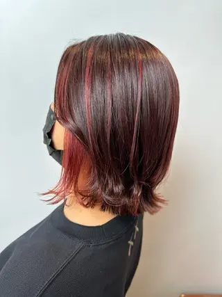 ミディアム カラー hair studio Peace所属・浅野 真惟のマツエク・マツパデザイン