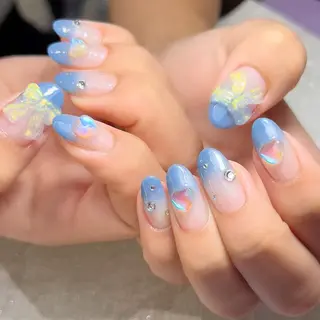 ネイル Mizuliネイル 眉毛メイクのサロンのネイルデザイン