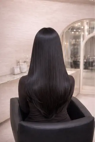 ロング カラー JUNO韓国ヘア MIAN.⋆𝜗𝜚のヘアスタイル