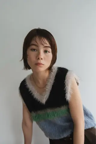 ショート 💛🤍U too e’s 鎌倉🧸のヘアスタイル