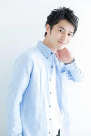 メンズ やなせ かすみのヘアスタイル