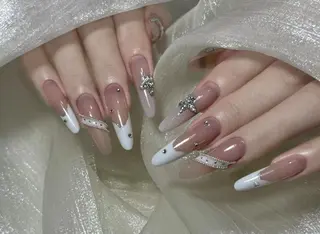 ネイル By moonネイル 🌷ワンホン/韓国風のネイルデザイン