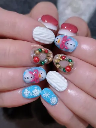 ネイル 3dパーツ/流行り 👧shushu❤️のネイルデザイン