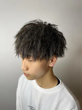 ミディアム 渋谷 メンズヘア⭐️ タニグチヨシユキのヘアスタイル