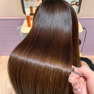 セミロング 髪質改善✨石塚 真梨奈のヘアスタイル