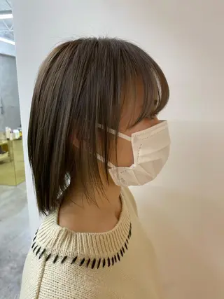 ショート カラー yiye 青山所属・無料カットモデル募集 🌱ひょうがのヘアスタイル