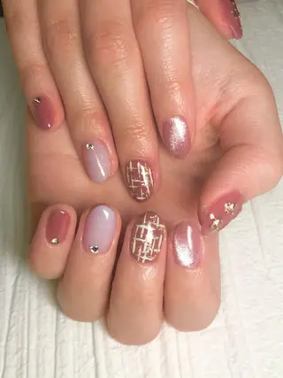 ショート ネイル 🦋Kiyomi. 🦋のネイルデザイン