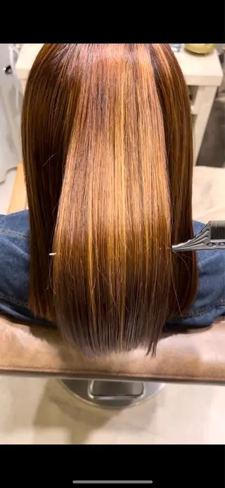 ロング カラー 中川 もえか【明石】のヘアスタイル