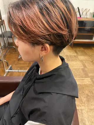 ショート カラー アライフ所属・牧田 真衣のヘアスタイル