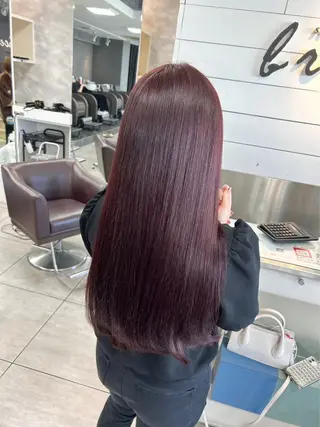 ロング 縮毛矯正✖髪質改善 仁木伸明のヘアスタイル