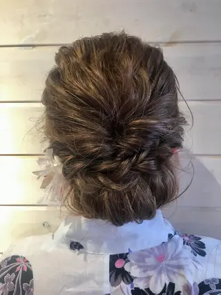 ヘアアレンジ さかい なつみのヘアスタイル