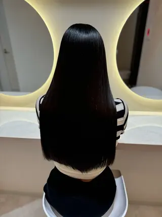 ロング addict 本店所属・髪質改善/縮毛矯正/ ブリーチaddictのヘアスタイル