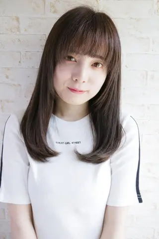 セミロング 角 大輔のヘアスタイル