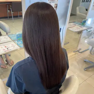 ロング カラー 💖透明感カラー💖 西添 奈々美のヘアスタイル