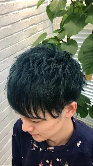 ショート カラー メンズ ショートヘア相談所✨ 澤里大のヘアスタイル