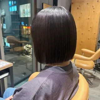 ミディアム 髪質改善 🫧‪しろがねのヘアスタイル