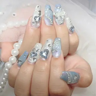 ネイル 長さだし/持込/ ins風ネイル/Umのネイルデザイン