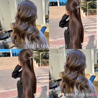 ロング カラー 韓国🇰🇷透明感 ERIのヘアスタイル