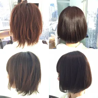 ショート ミディアム カラー Re:ta KANZOのヘアスタイル