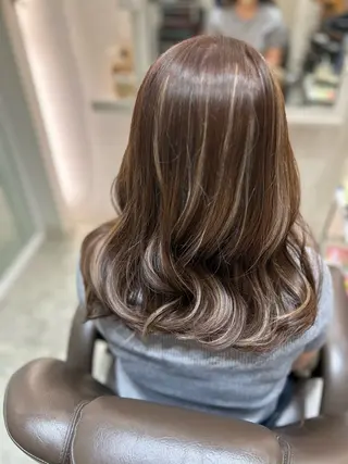 ロング カラー Chou所属・Chou kahoのヘアスタイル