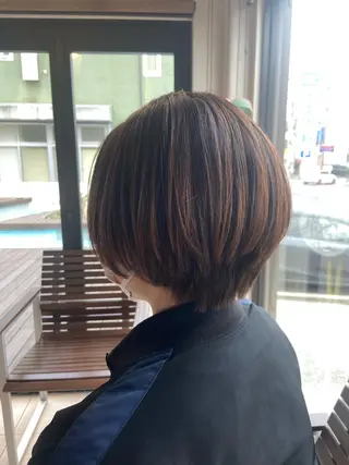 ショート カラー AIRFLOW所属・韓国ヘア ユイカのヘアスタイル