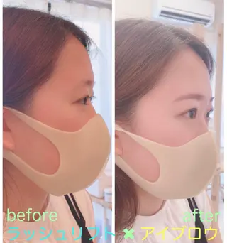 アイブロウ H eyelashの眉毛・アイブロウイメージ