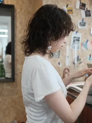 ミディアム パーマ 栄・伏見 JOULE'Sのヘアスタイル