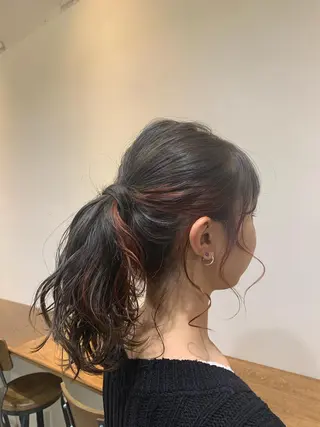 ミディアム カラー ハイトーン/レイヤー 💜Akaneのヘアスタイル