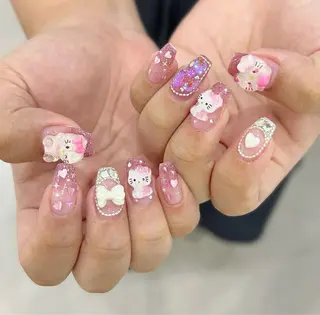 ミディアム Echo Nail Salonのネイルデザイン