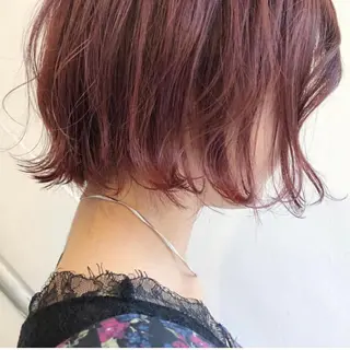 ショート カラー ヘアアレンジ キッズ カラー特化サロン Eir心斎橋のヘアスタイル