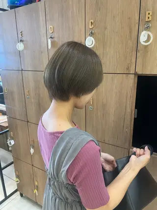 ショート 韓国カラー／エクステ 松戸梨杏のヘアスタイル