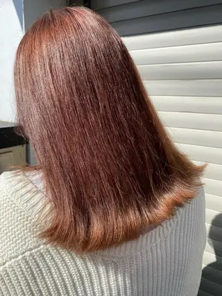 ミディアム カラー お任せヘア☘️☘️ 及川渚のヘアスタイル