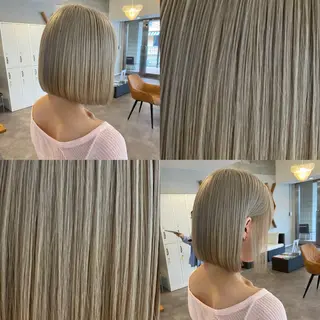 ショート カラー ELLE&SALLY 石野のヘアスタイル