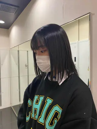 ミディアム ブリーチカラー/ベー ジュ/Hono🦖のヘアスタイル