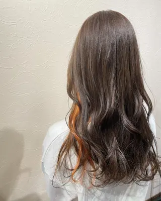 ロング カラー YU-KA ✂︎ROSSOのヘアスタイル