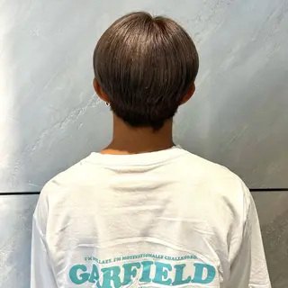 カラー メンズ 河村 さえのヘアスタイル