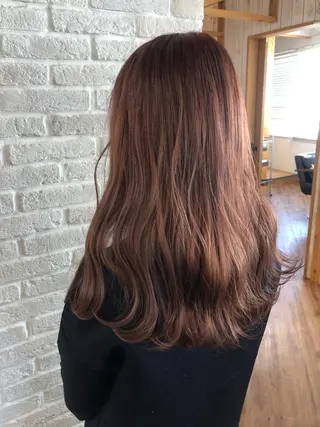 セミロング カラー hair salon Ranun髪質改善のヘアスタイル