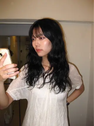 ロング 今井 香奈恵のヘアスタイル