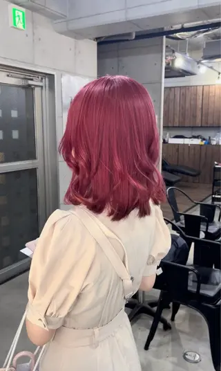 カラー UNBALANCE  OSAKA所属・縮毛矯正モデル 募集中Yuuriのヘアスタイル