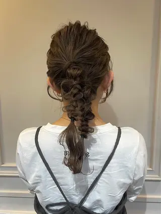 ロング ヘアアレンジ 沖縄/ヘアアレンジ /ナカノのヘアスタイル