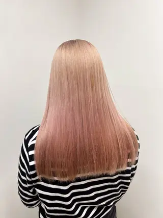 ロング 伶風/ボブ/ ヘーゼルベージュのヘアスタイル