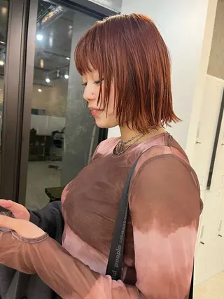 ショート カラー NOUN所属・eri kinjoのヘアスタイル