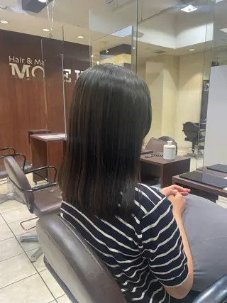 カラー 桑田 新菜のヘアスタイル