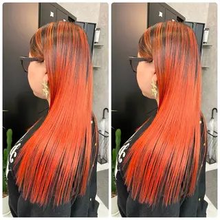 ロング 🦋ハイトーン🦋 石山 希理🦋のヘアスタイル